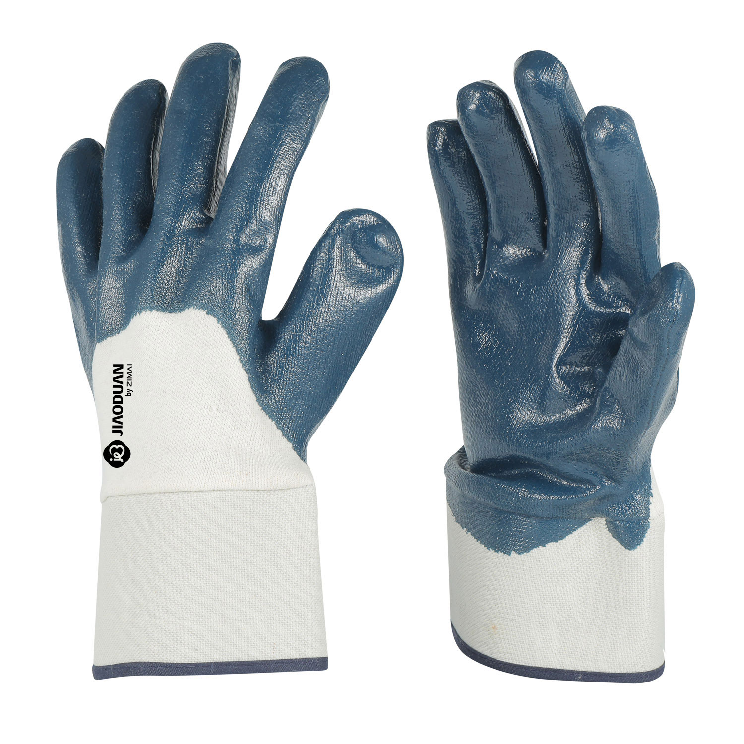 10130 NBR bleu 3/4 Gants enduits