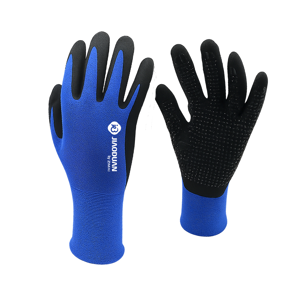 12125 Sandy NBR Palm Coated Gloves With Dots