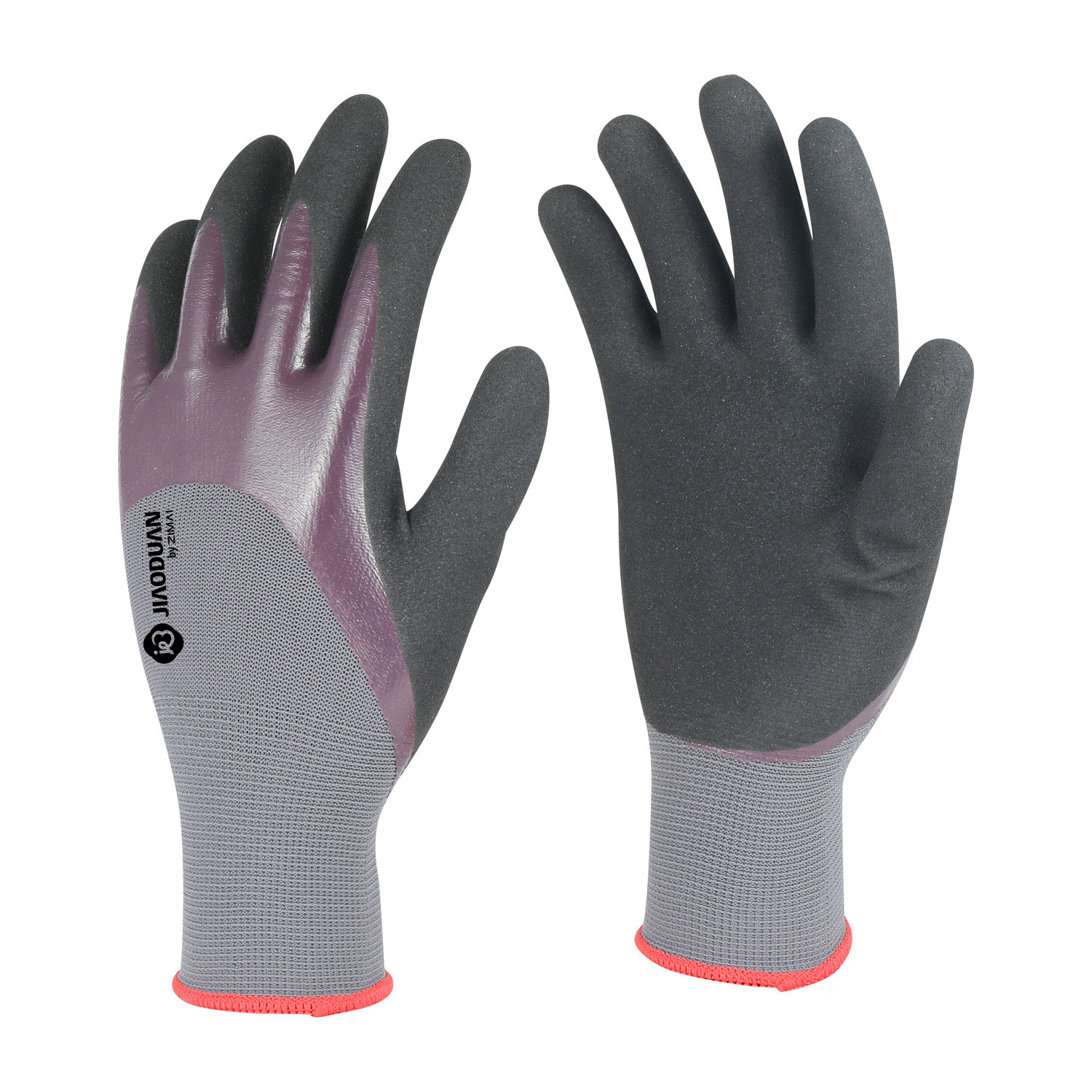 12143 Sandy NBR Double 3/4 Coated Gloves