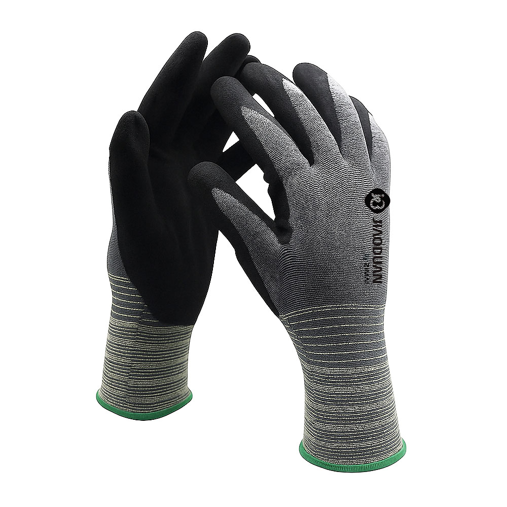12185  Sandy NBR Palm Coated Gloves