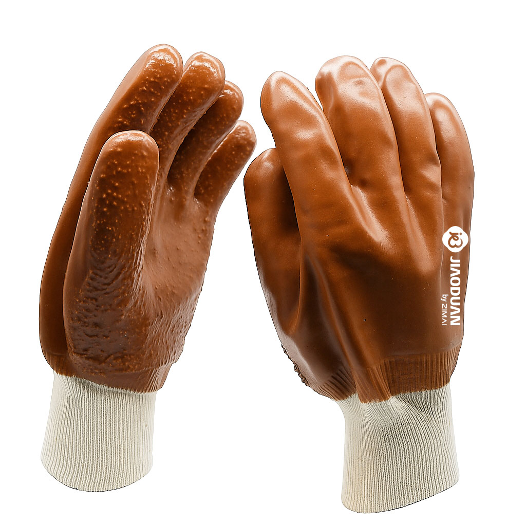 32161 Brown PVC Fully Coated Gloves