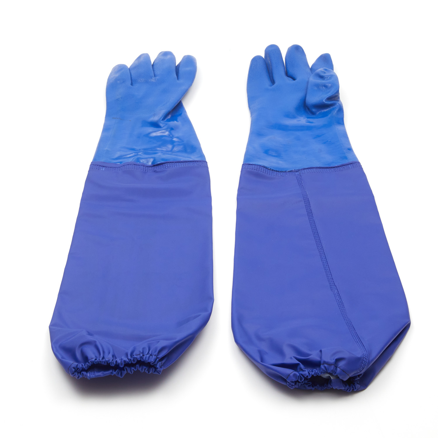 34120 Long Sleeve Sandy Finish PVC Coated Gloves