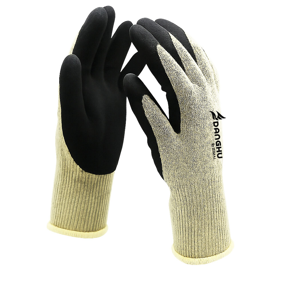 71593 Anti -Cut Sandy NBR Coated Gloves