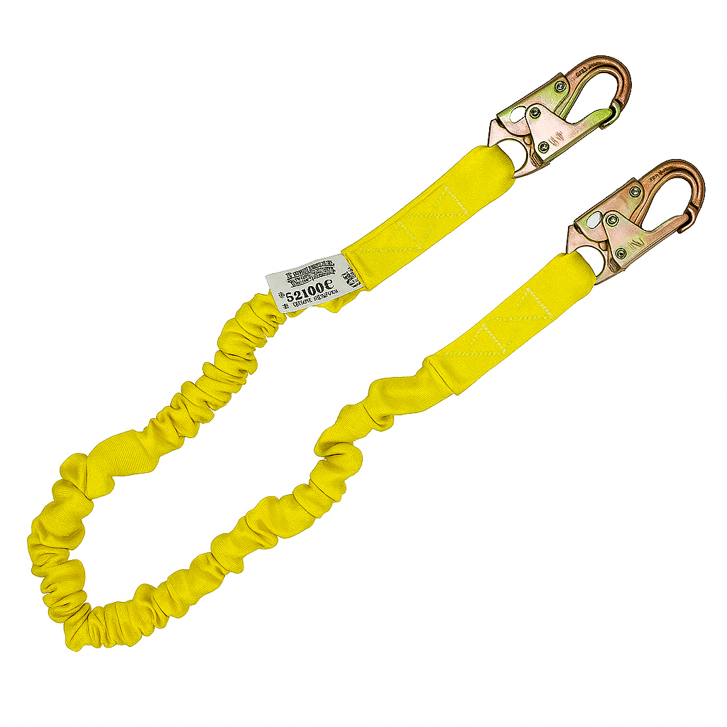 FP012 Stoßdämpfendes Schlüsselband mit selbstsichernden Karabinerhaken