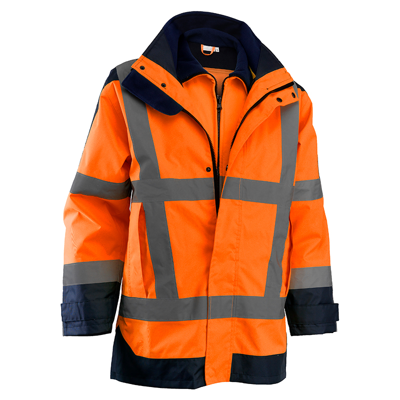 HV107 5 DANS 1 Parka haute visibilité