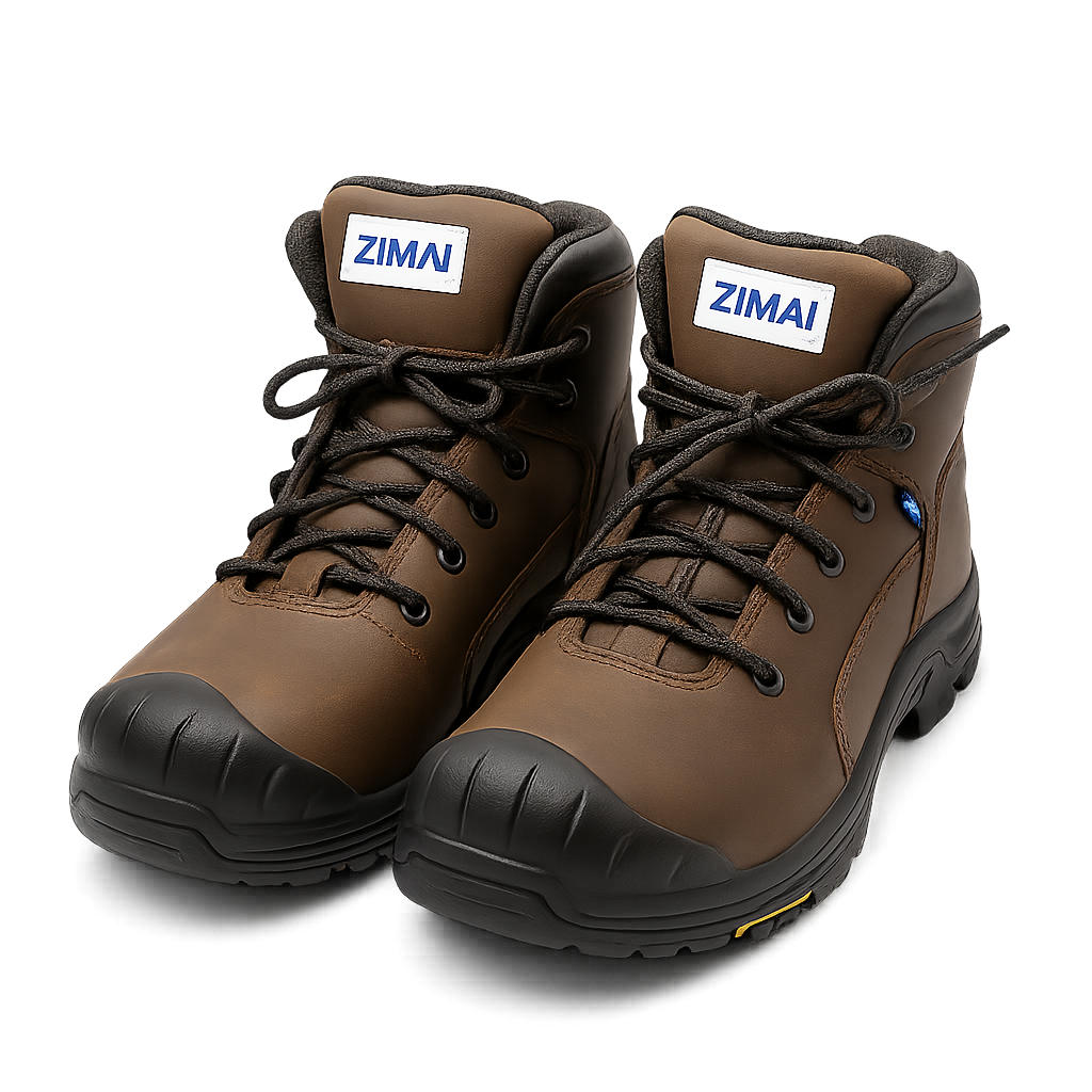 PR5910 PU/Rubber Injection High Cut Safety Shoes