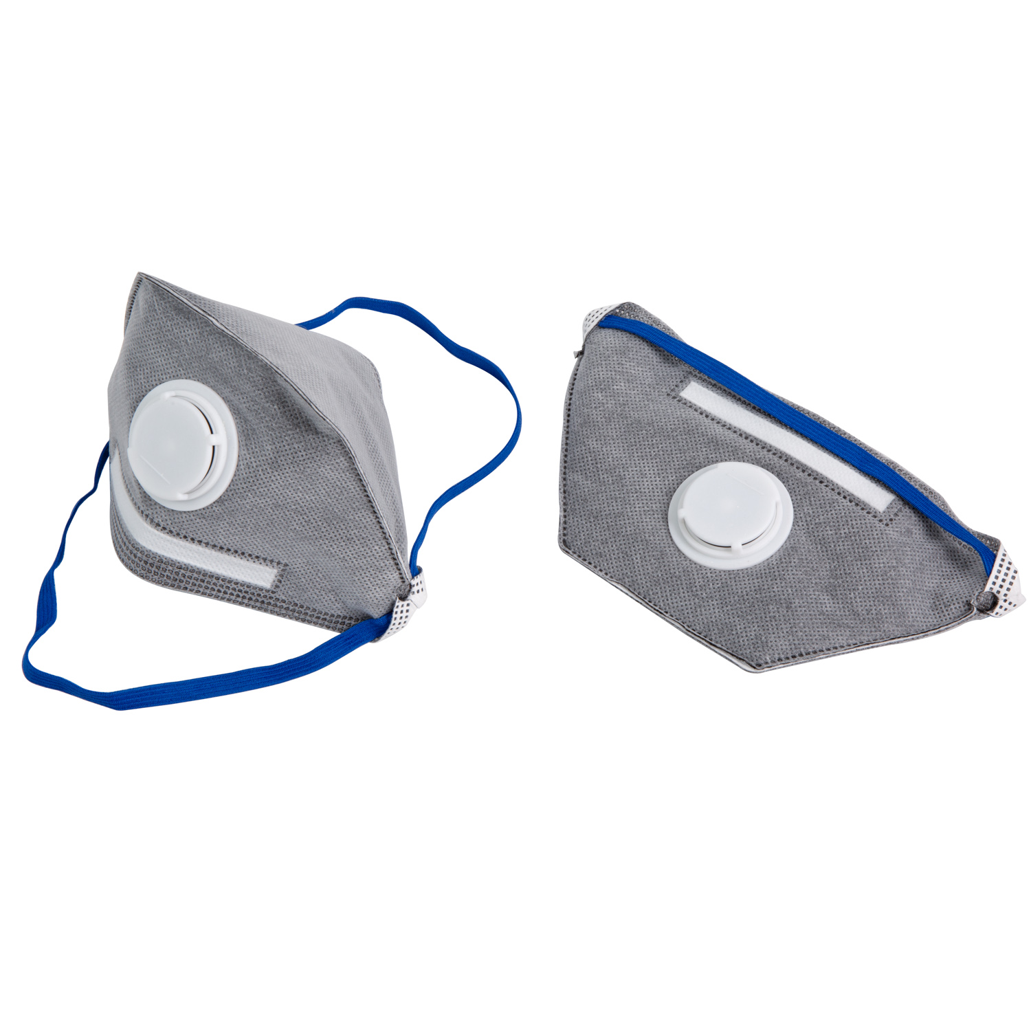 RAF410V Valved Active Carbon Horizontal Fold Flat Face Mask