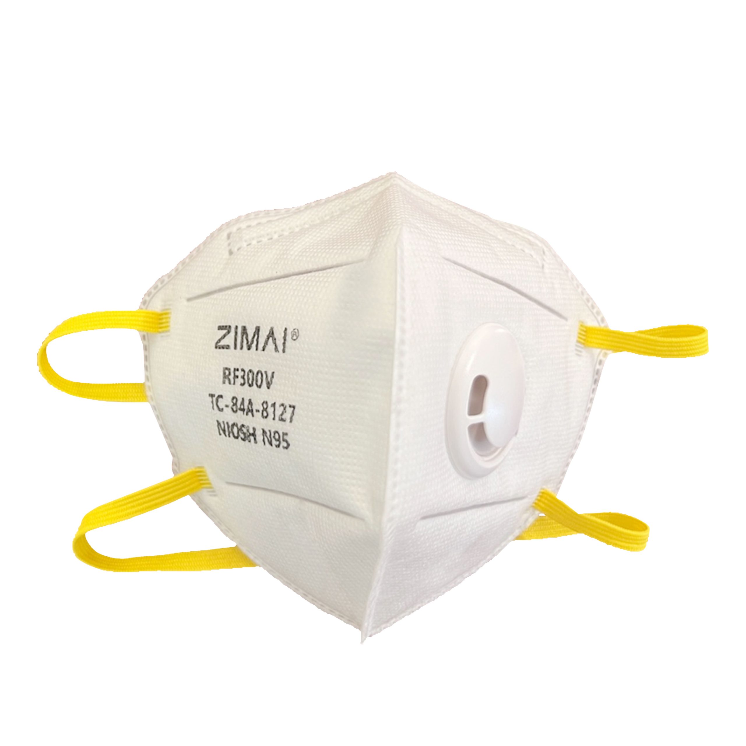 SS6001V Vertikal gefaltete, flache Gesichtsmaske mit Ventil