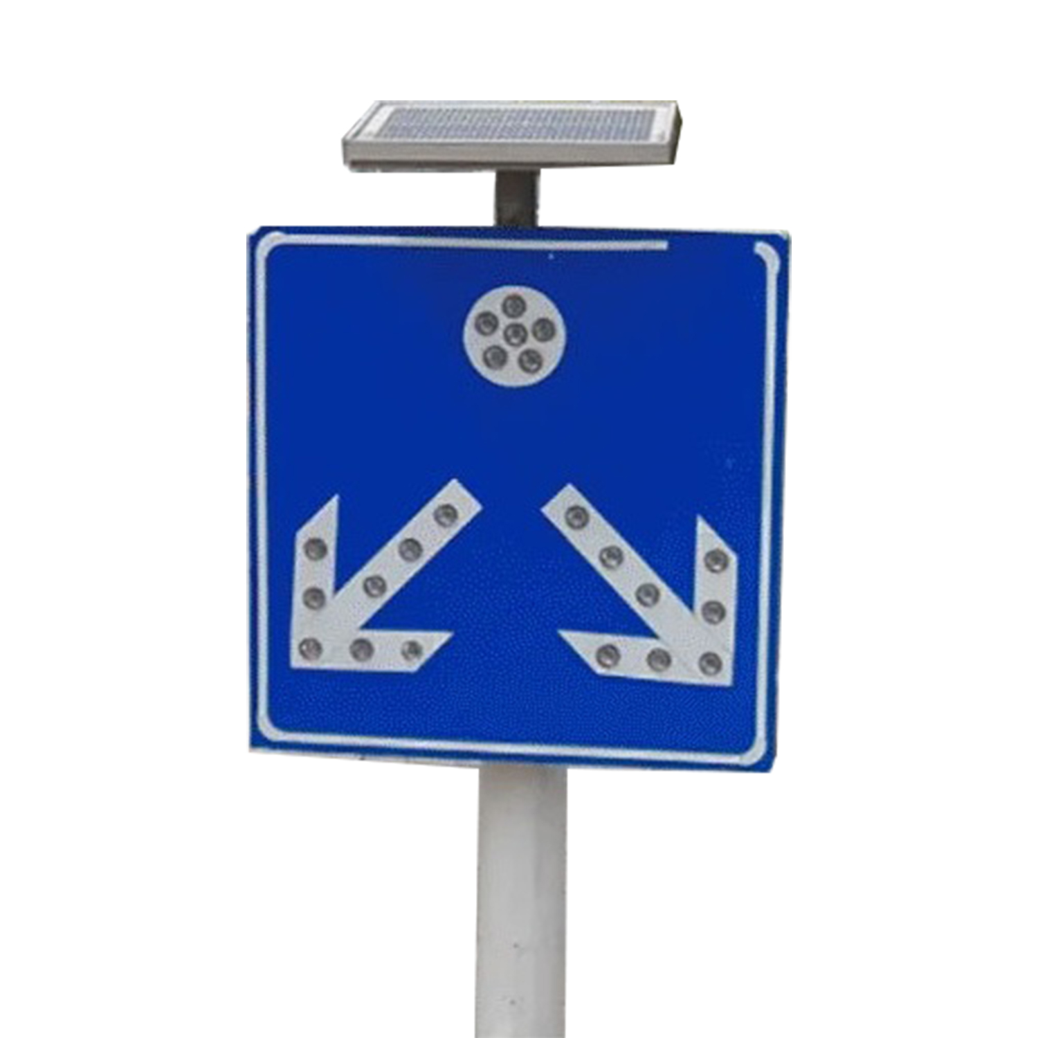 WT007 ป้ายจราจรแยกเลนพลังงานแสงอาทิตย์